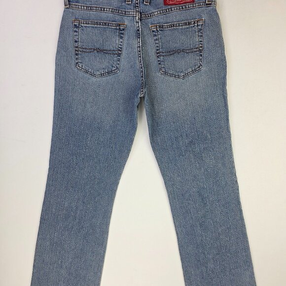 Lucky Brand Dungarees 30X32 Women Size 10/30 Mid Rise Flare Regular Length Jeans - Picture 1 of 13